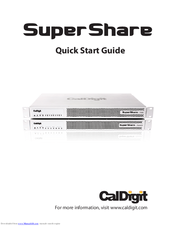 CalDigit Super Share Quick Start Manual