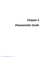 Compal HGL-30 Disassembly Manual