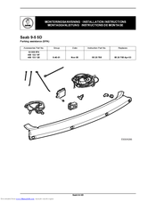 Saab 400132197 Installation Instructions Manual