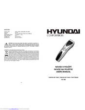 Hyundai HC 800 User Manual