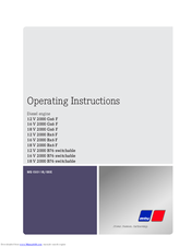 MTU 16V2000G36F Operating Instructions Manual