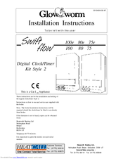 Glow-worm swift flow 80e Installation Instructions