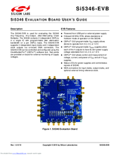 Silicon Laboratories Si5346-EVB User Manual