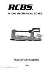 RCBS M1000 Instruction Manual