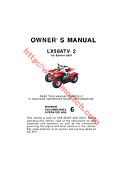 LONCIN LX50ATV-2 Kitten Owner's Manual