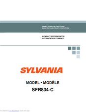 Sylvania SFR834-C Owner's Use And Care Manual