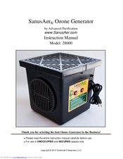 SanusAer 28000 Instruction Manual
