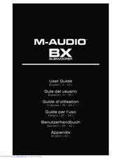 M-Audio BX User Manual