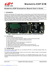 Silicon Laboratories Biometric-EXP EVB User Manual