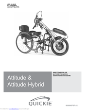 Quickie Attitude Hybrid Directions For Use Manual