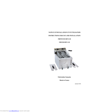 Roller Grill RFE 8 D Instructions For Use & Installation