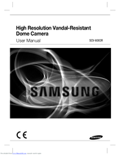Samsung SCV-6083R User Manual