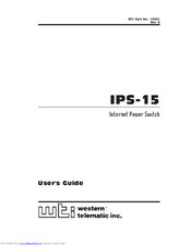 WTI IPS-15 User Manual