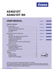 Iiyama ProLite AS4821DT User Manual