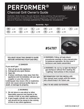 Weber Performer 54787 Owner's Manual