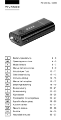 Vivanco 33899 Operating Instructions Manual