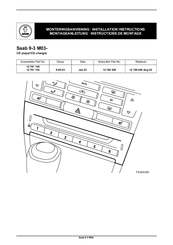 Saab 12 787 146 Installation Instructions Manual