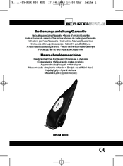 Clatronic HSM 800 Instruction Manual