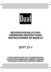 Dual DTFT 27-1 Operating Instructions Manual