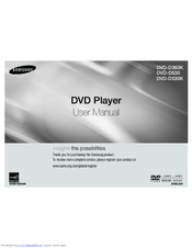 Samsung DVD-D530K User Manual