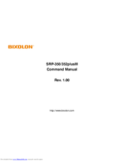 BIXOLON SRP-352plusIII Command Manual