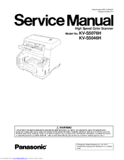 Panasonic KV-S5076H Service Manual