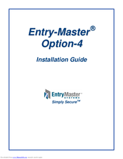 Entry-Master Option-4 Installation Manual