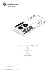 MCC 68AC430-100-2 Operation & Service Manual