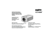 Sanyo VCC-6580 Instruction Manual
