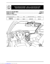 Saab 32 025 907 Installation Instructions Manual