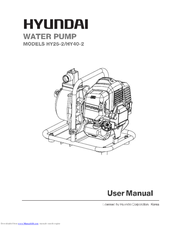 Hyundai HY25-2 User Manual