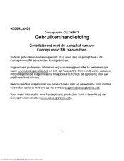 Conceptronic CLLFMBATP User Manual