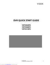 Vook VDT2308FD Quick Start Manual