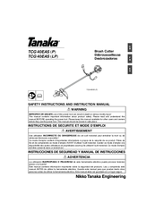 Tanaka TCG 40EAS P Safety Instructions And Instruction Manual