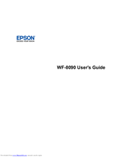 Epson WF-8090 User Manual