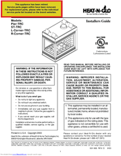 Heat-N-Glo ST-TRC Installer's Manual
