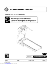 Schwinn 840 Assembly And Owner's Manual