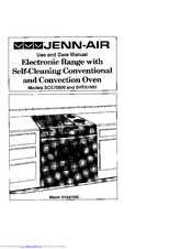 Jenn-Air SCE70600 Use And Care Manual
