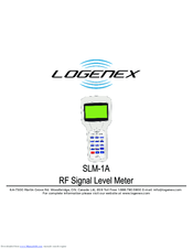 Logenex SLM-1A Operation Manual