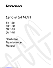 Lenovo S41-75 Maintenance Manual