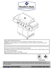 Member's Mark 720-0830G User Manual