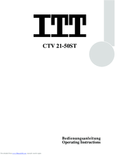 ITT CTV 21-50ST User Manual