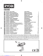 Ryobi Autoshift CDA1802 User Manual