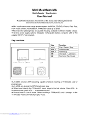 Technaxx Mini MusicMan MA User Manual