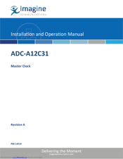Imagine ADC-A12C31 Installation And Operation Manual