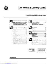 GE JE49A Use & Care & Cooking Manual