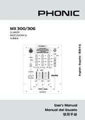 Phonic MX 306 User Manual