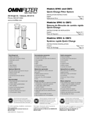 Omnifilter CBF2 Installation Instructions Manual