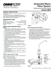 Omnifilter cbf3 Installation Instructions Manual