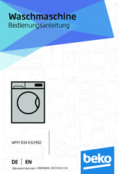 Beko WMY 81443LMB2 Instruction Manual